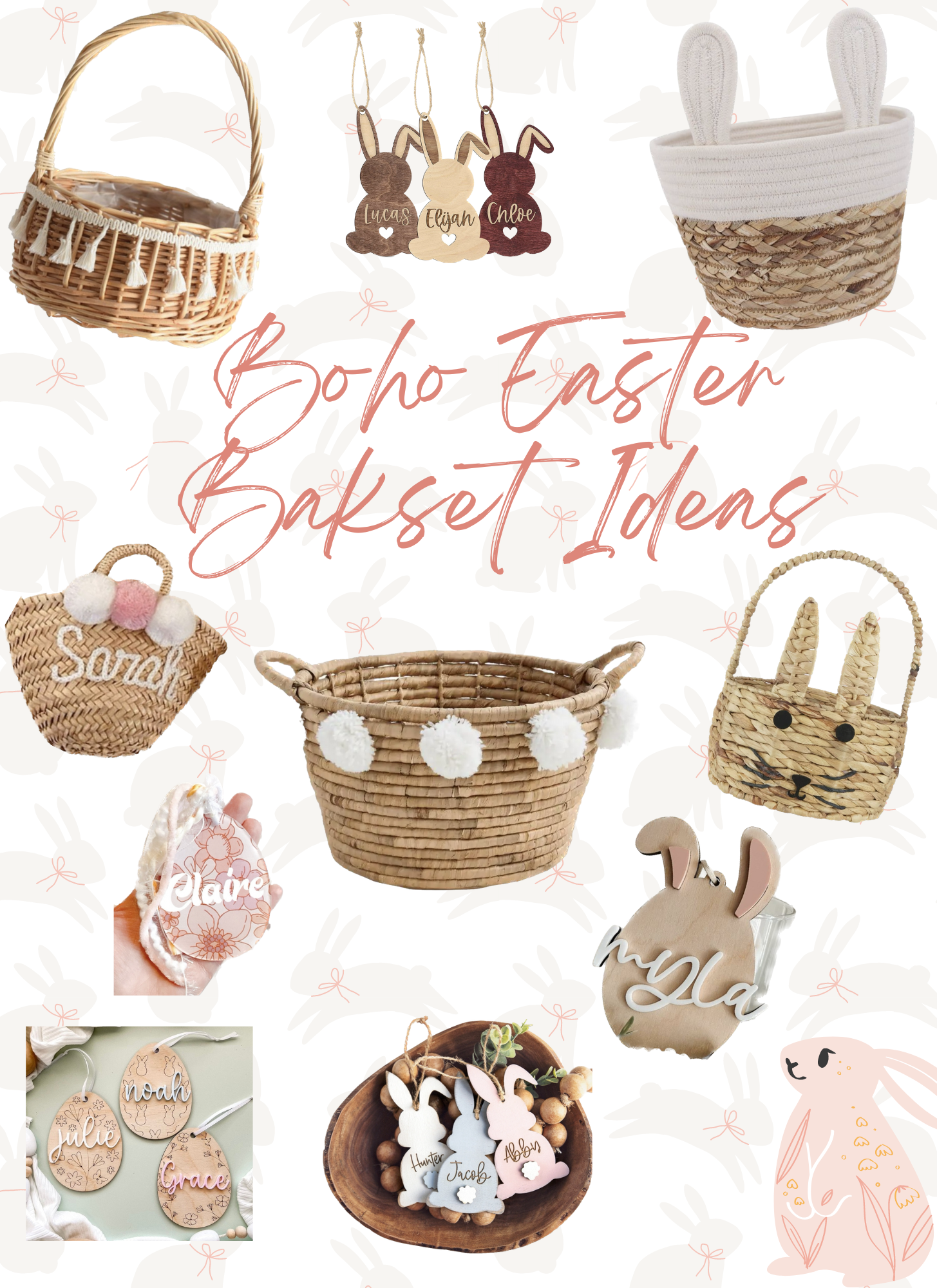 Boho Easter Basket Ideas